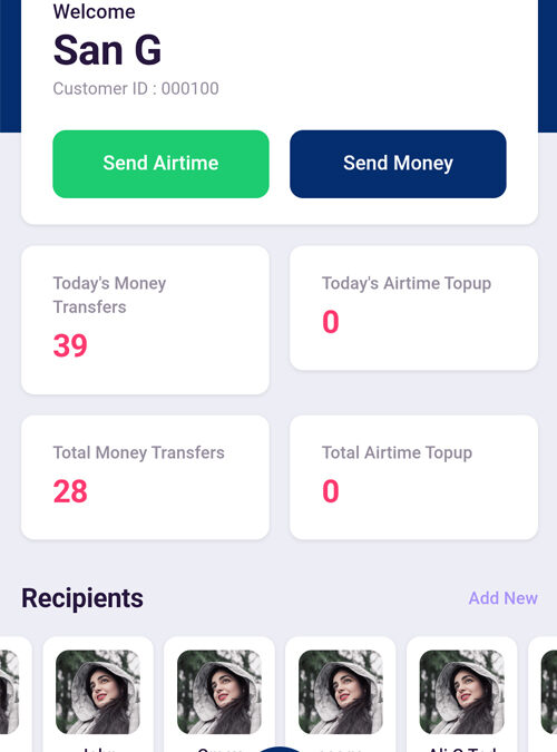 Money Transfer Mobile App